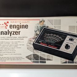 Vintage Sears Engine Analyzer Model 28-2163. Made In USA  Ignition Systems