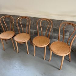 Wooden chairs -set of 4