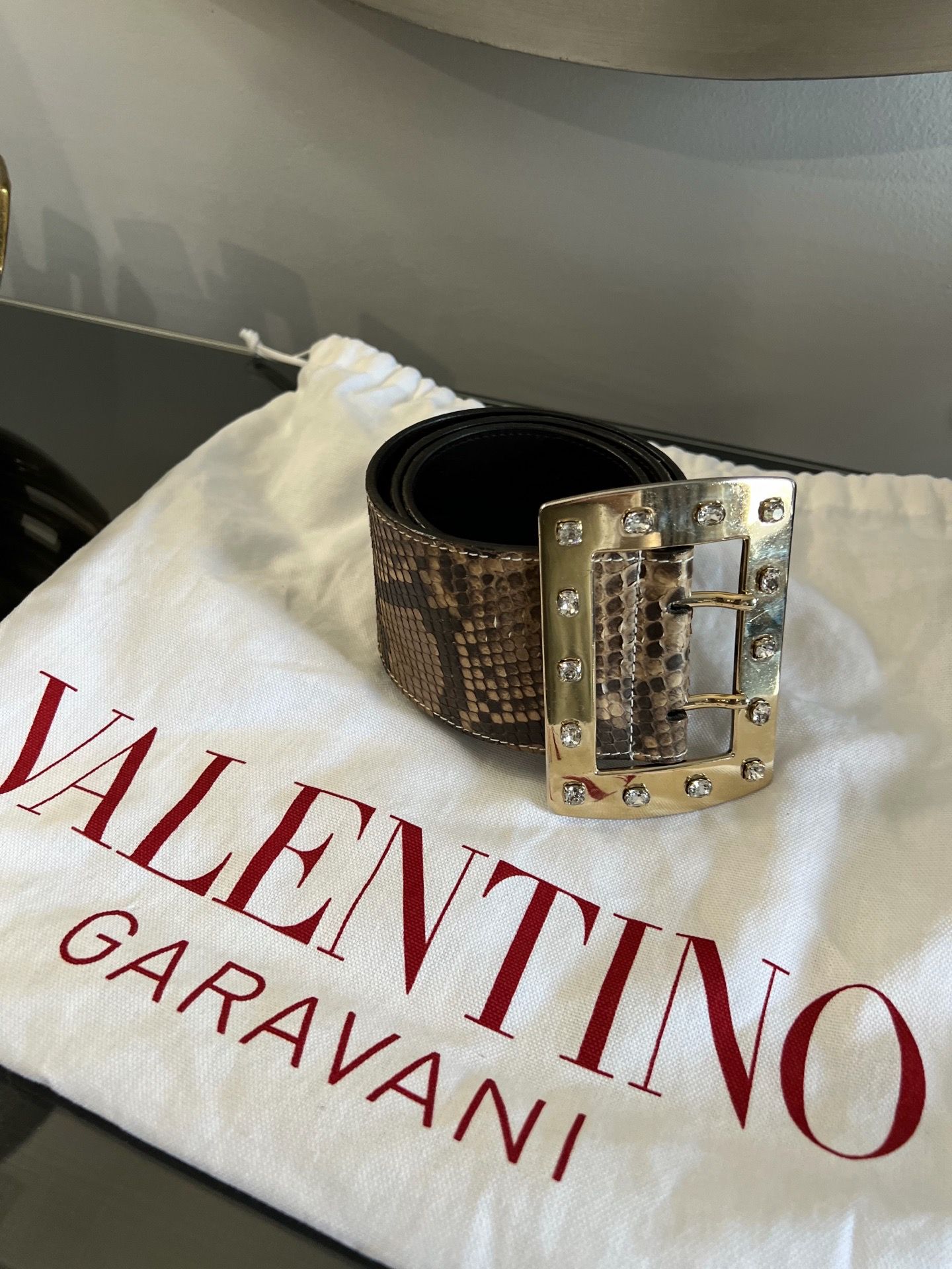 Valentino Leather Women Belt