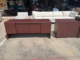Office two piece desk