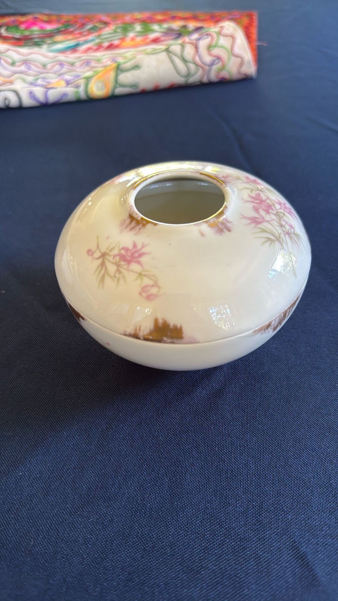 Antique Hair Receiver For A Dresser