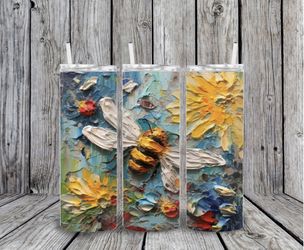 3D Bee Tumbler