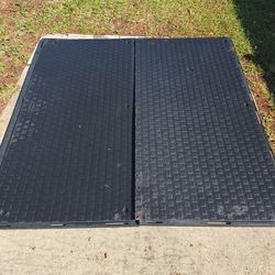 Rubbermaid ground protection matts.