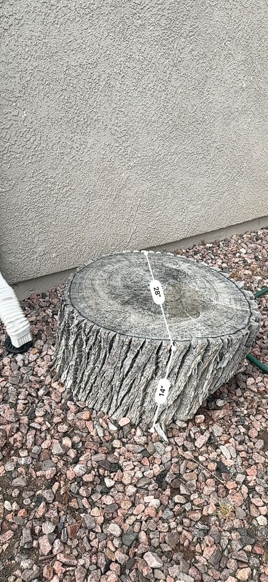 3 Large Decorative Tree Stumps