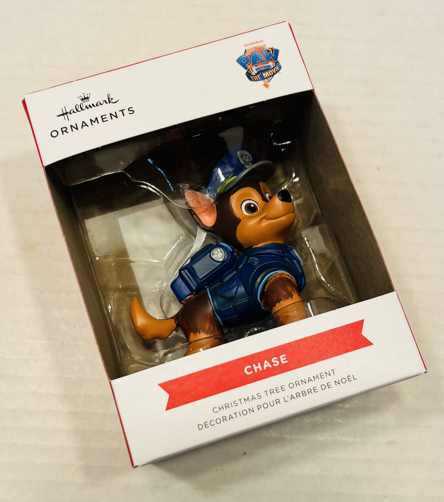 Hallmark Ornaments Paw Patrol The Movie CHASE Christmas Tree Ornament