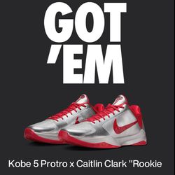 Nike Kobe 5 Protro - Caitlin Clark Rookie of the Year - Men’s 11