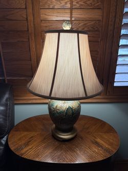 Two Metal 3-way Lamps