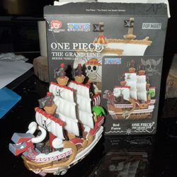 One Piece The Grand Line Series Vehicles Pop Mart Shanks Red Force