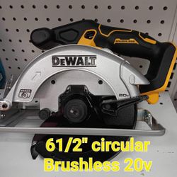 Dewalt New 61/2” Circular Saw 20v Brushless Tool Only 
