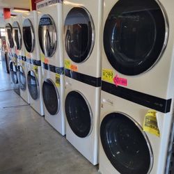 LG ThinQ WashTower Single Unit Front Load Washer 4.5 Cubic Feet Dryer 7.4 Cubic Feet 13