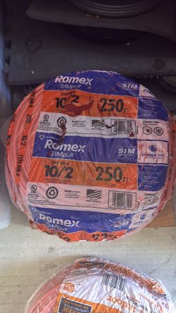 Electric Wire 10/2 250’ New