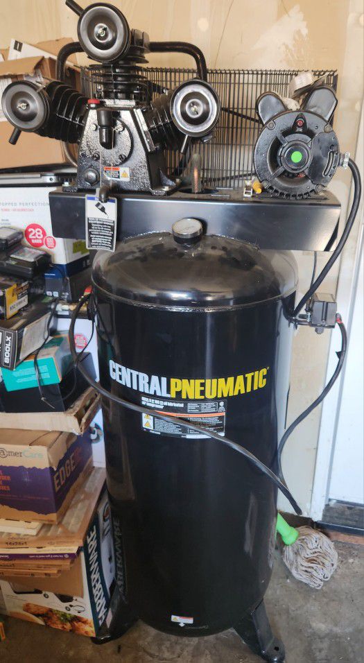 60gl 5hp 165psi Lubricated 2 Stage Air Compressor 