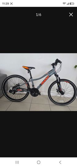 Giant Mountain Bike Gray and Orange