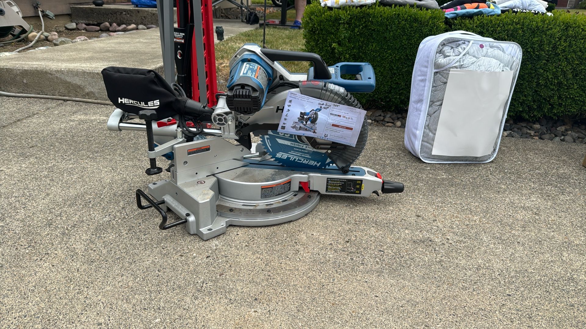 Hercules 12 Inch Dual Bevel Sliding Compound Miter Saw