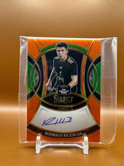 2025-26 Panini Select Road to FIFA World Cup Rodrigo Huescas #S-RS Orange Auto /49
