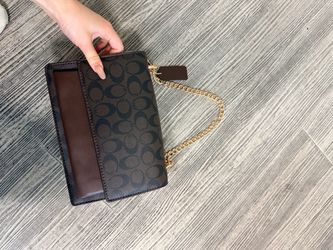 Coach style Crossbody Flap Bag Tan Saddle