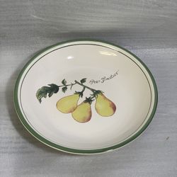 Williams Sonoma Heirloom Tomatoes-Pear Tomatoes-9 3/8 Soup /Pasta Bowl Dish Safe