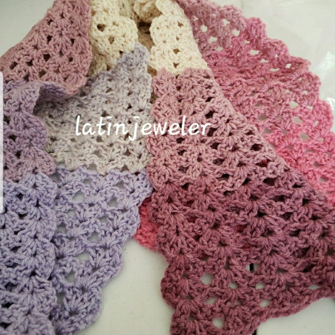 Crocheted scarf