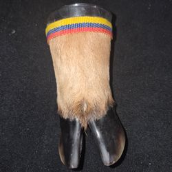 Colombian Souvenir Shot Glass Hand Made Collectible