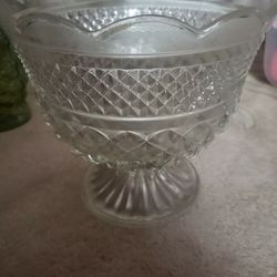 Vintage Clear Glass 