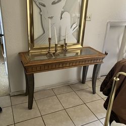 Console Glass Table,  Coffee Tables, 2 End Tables.