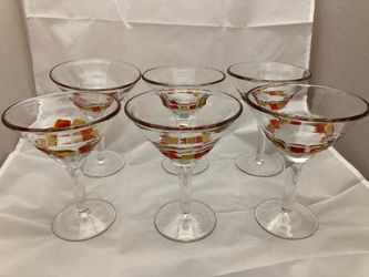 Martini Glasses (6 total)