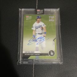 2020 Topps Now Cody Bellinger World Series Autograph 