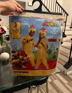 Bowser Deluxe Super Mario Costume – Youth XL 14–16 – $35
