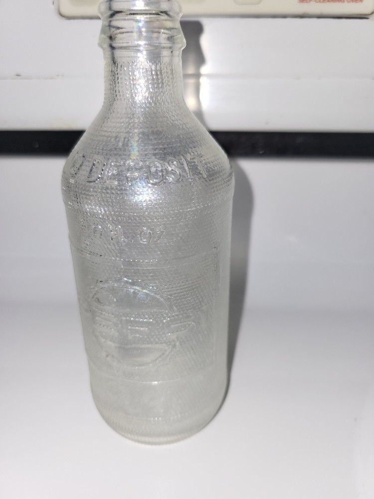 Vintage Antique Clear Pepsi Cola 10 FL. Oz. Bottle