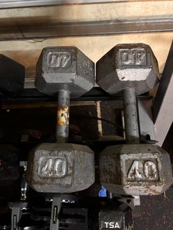 40lb dumbbells