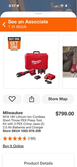 Milwaukee crimp jaws