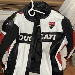 Ducati motorcycle leather Jacket