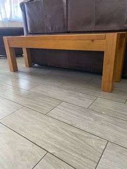 Solid Wooden Bench
