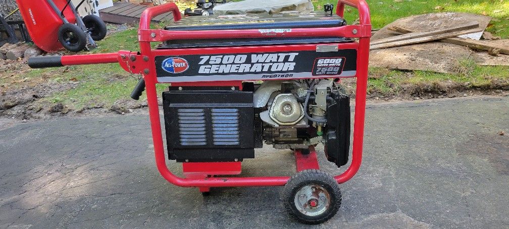 ALL POWER GENERATOR 7500 WATT