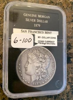 1879 morgan silver dollar san francisco mint