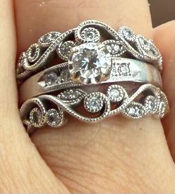 Diamond Bridal Ring Set
