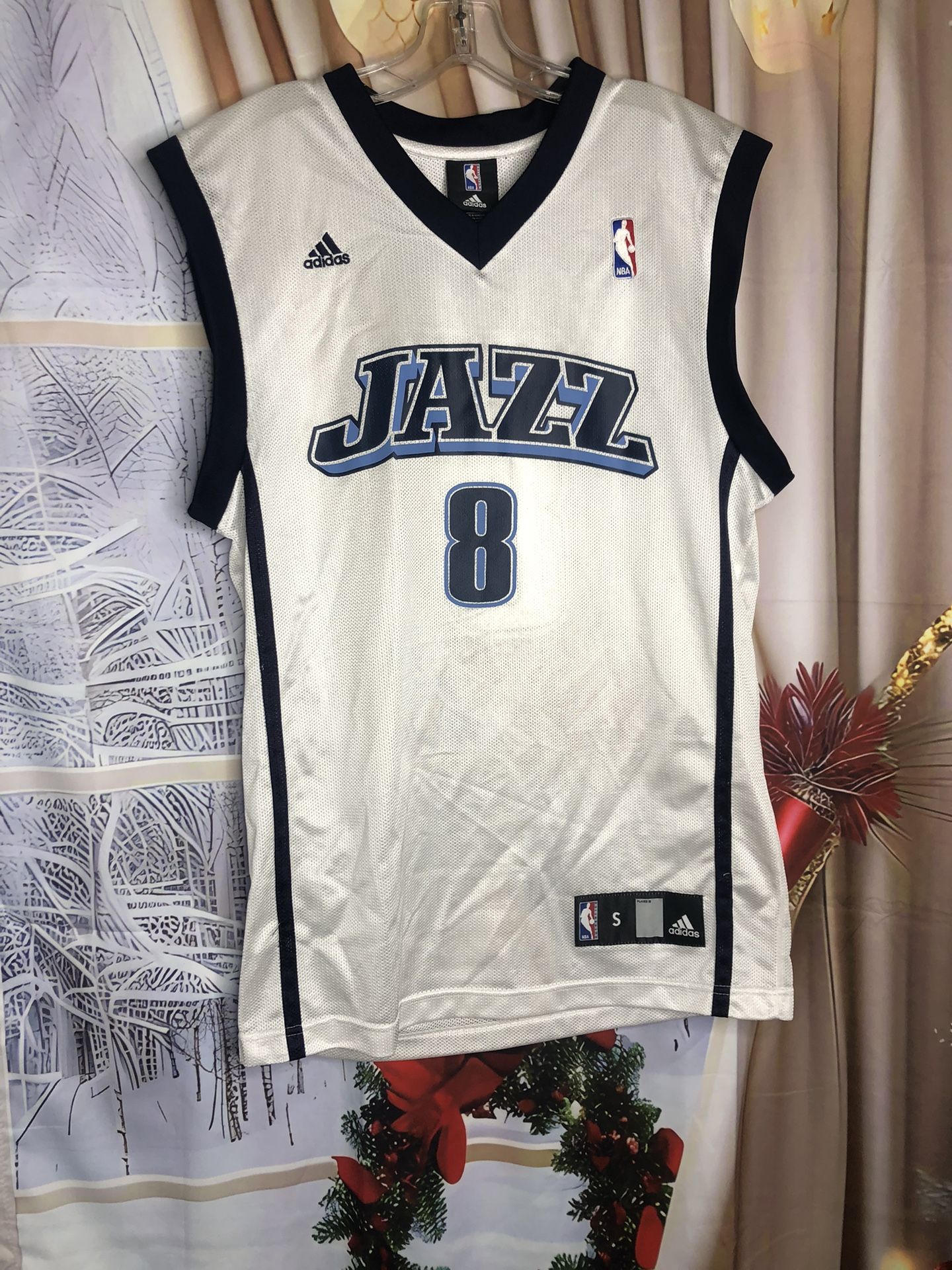 Jazz Deron Williams Adidas Jersey Size Small