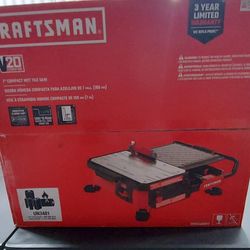 Wet Tile Saw.  Tools