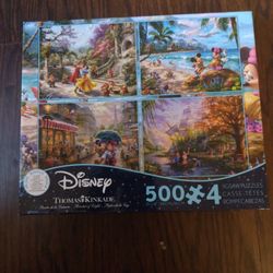 Disney 500×4 Jigsaw Puzzles