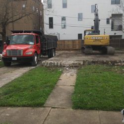 Land Clearing Demo Concrete Parking Lot Retention Ponds