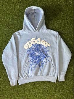 Sky Blue Sp5der Hoodie Size S