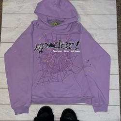 Açaí Spider Hoodie Men’s Size Large