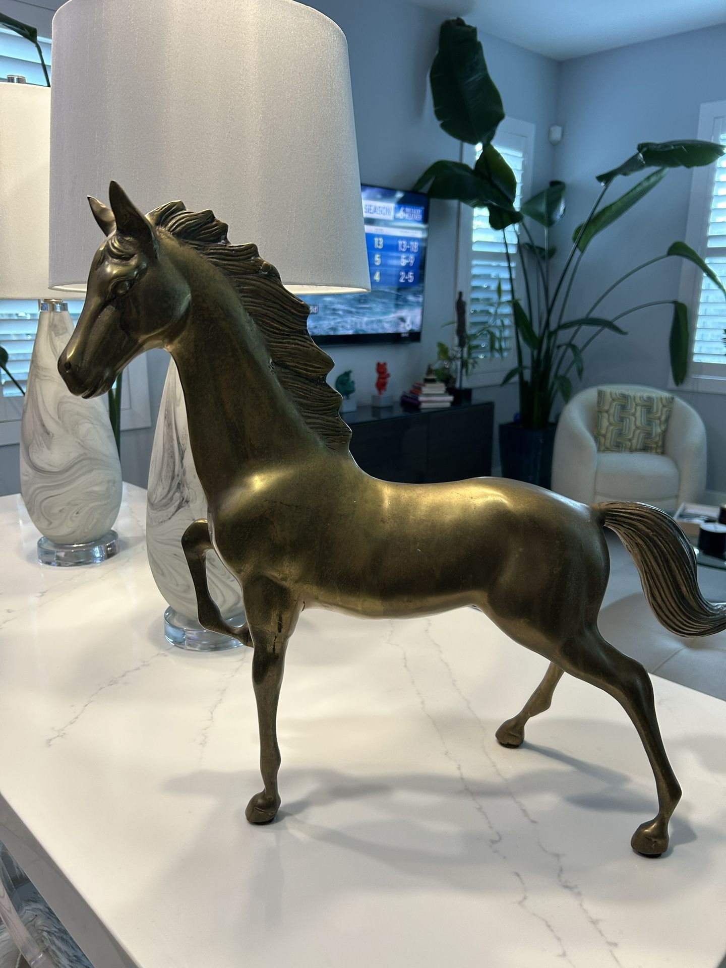 Brass Horse For Sale $50