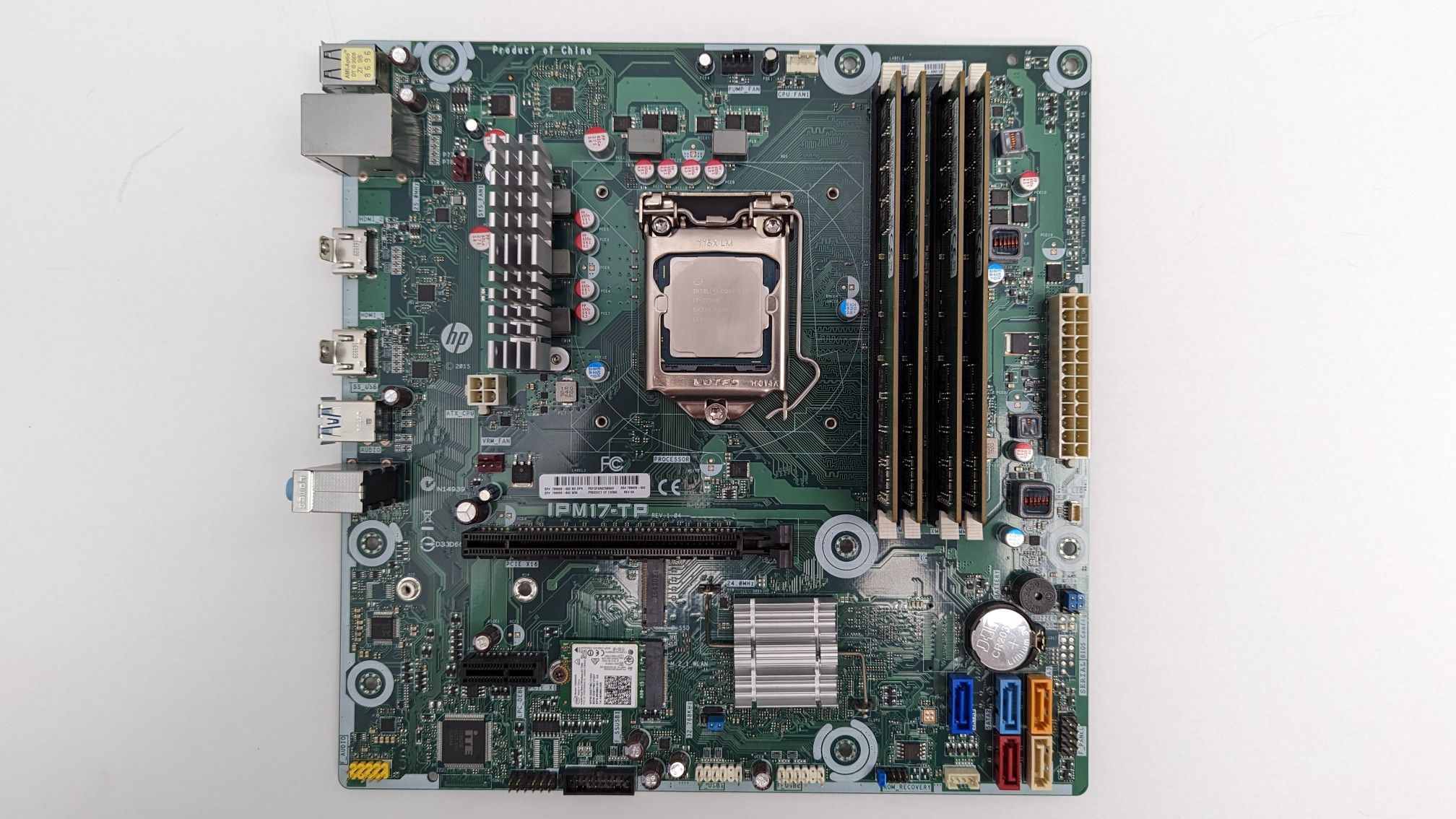 HP Omen Motherboard, Intel 7th gen i7, and 32GB RAM