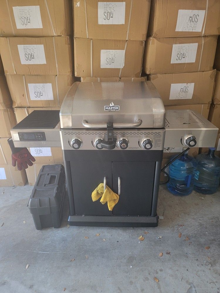 Master Grille With Built In Digital Meat Thermometer 