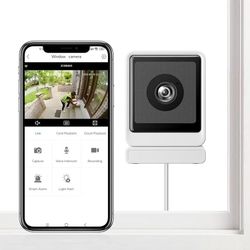 🥨3MP 2K Window Security Camera – Indoor Dual-Band (2.4GHz/5GHz) with Color Night Vision, 24/7 Recording, Motion Detection, SD Card & US Cloud Storage