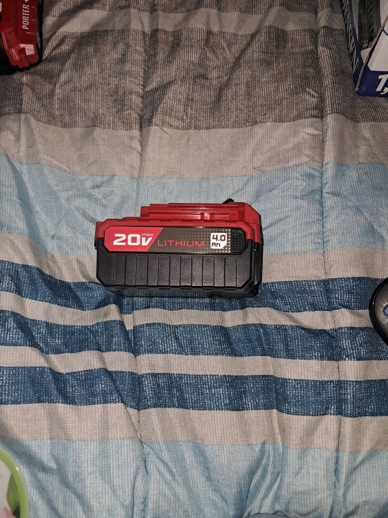 Brand New Porter Cable 20v 4ah Battery