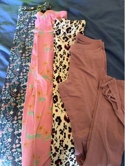 10/12 girls leggings- set