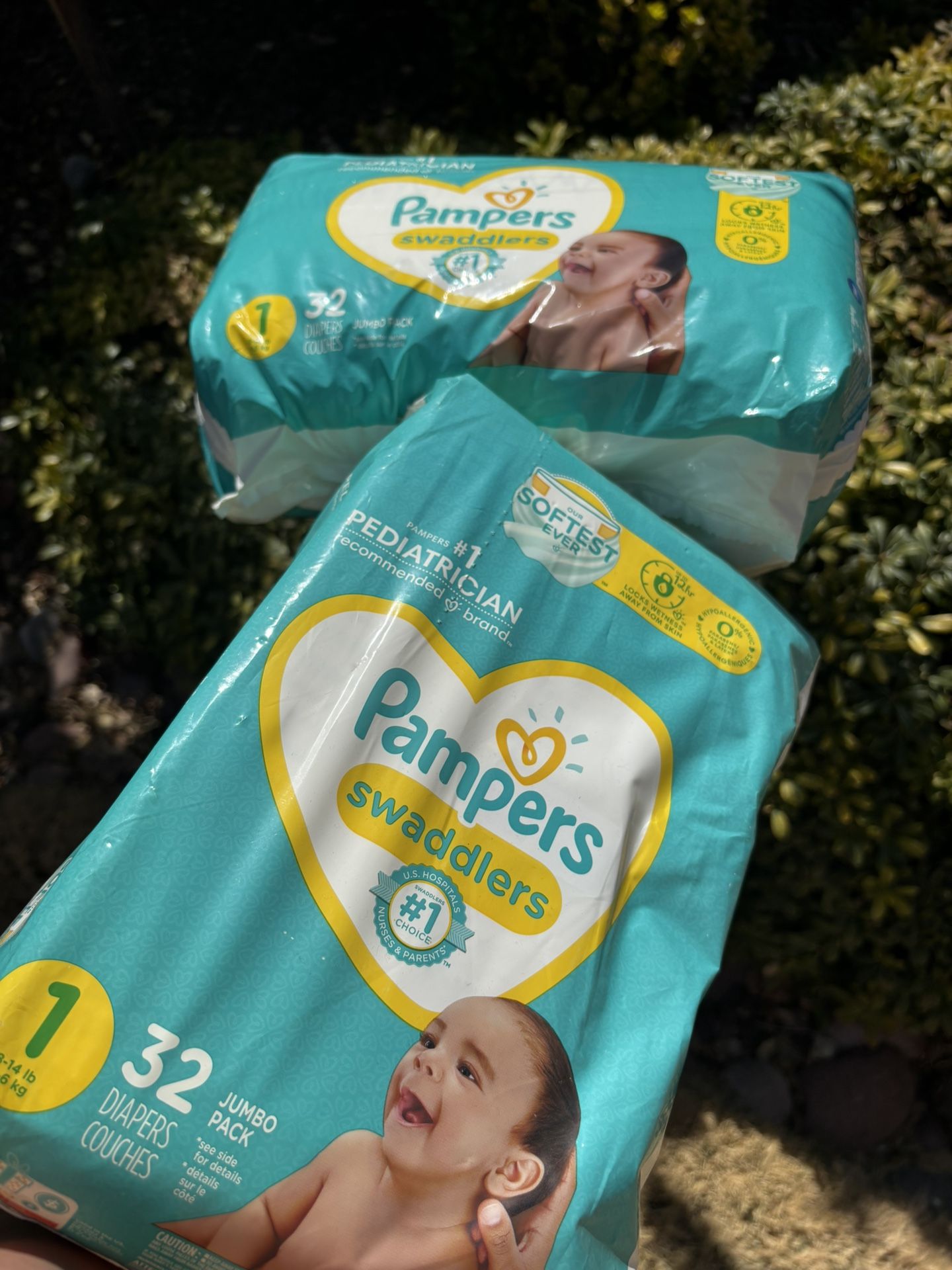 Pampers Swaddles 32 Diapers Per Package
