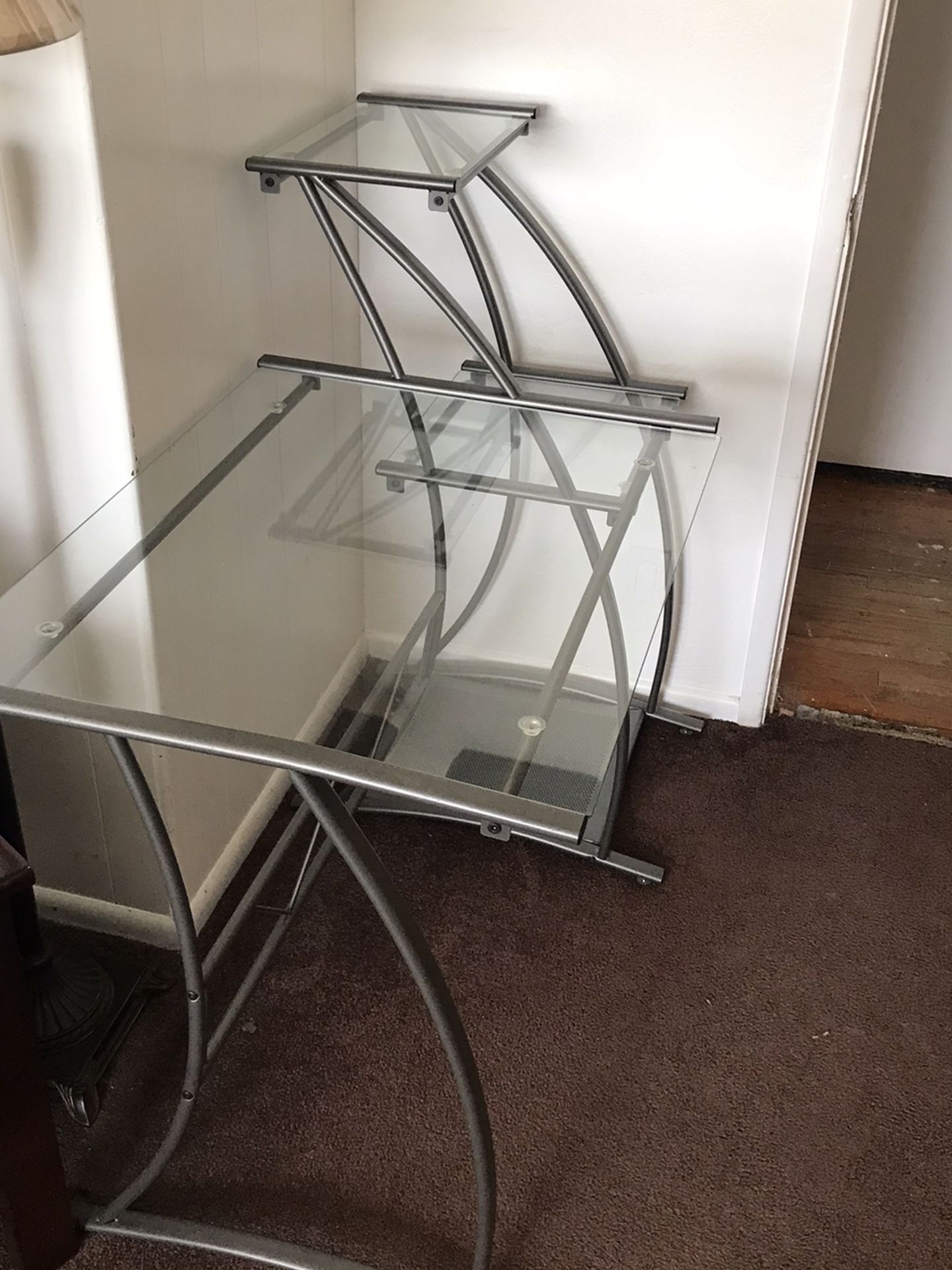 Glass Computer Desk